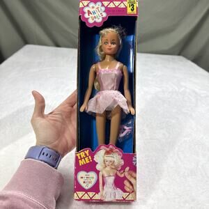Vintage Anita Dolls Battery Operated 11” Tutu Raise Hand Plays Music New Box B